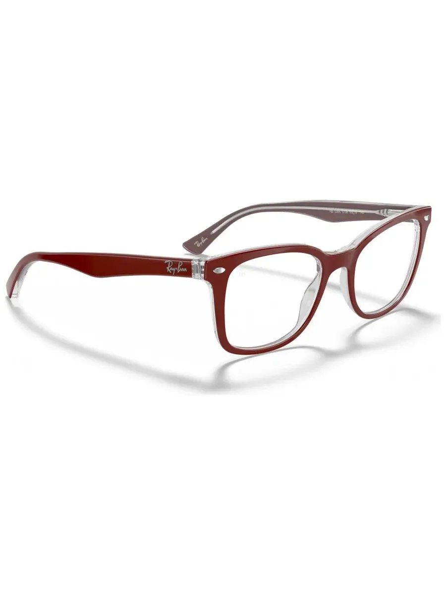 Женские квадратные очки RX5285 Ray-Ban — изображение 6 из 13, коричневый