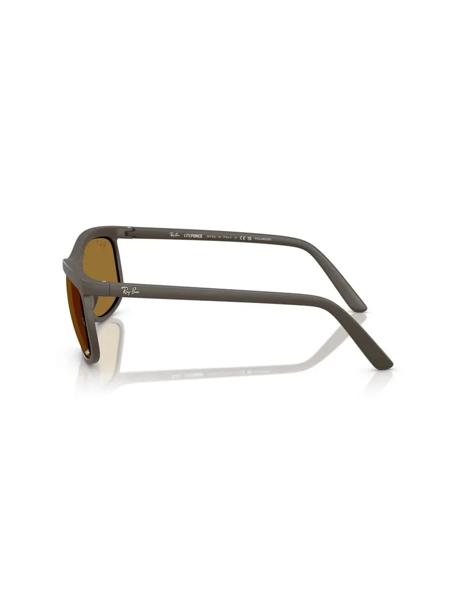 Солнцезащитные очки Ray-Ban RB4452CH Lite Force — изображение 3 из 6, песочный коричневый