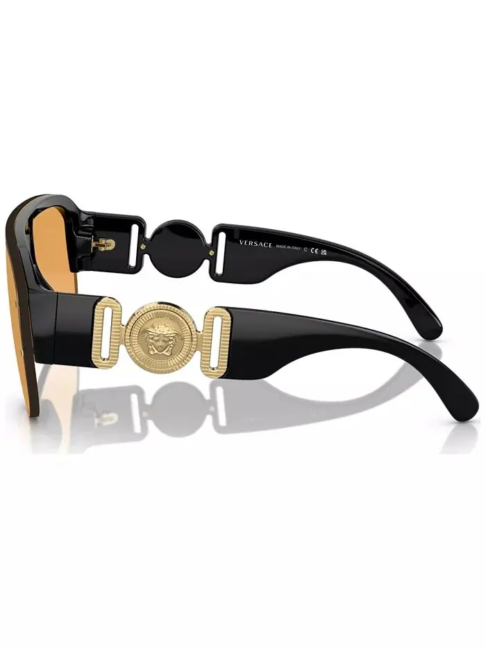 Мужские солнцезащитные очки Versace — изображение 4 из 6, черный