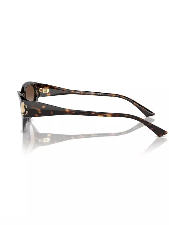 Женские солнцезащитные очки, JC5019 Jimmy Choo — изображение 2 из 18, коричневый