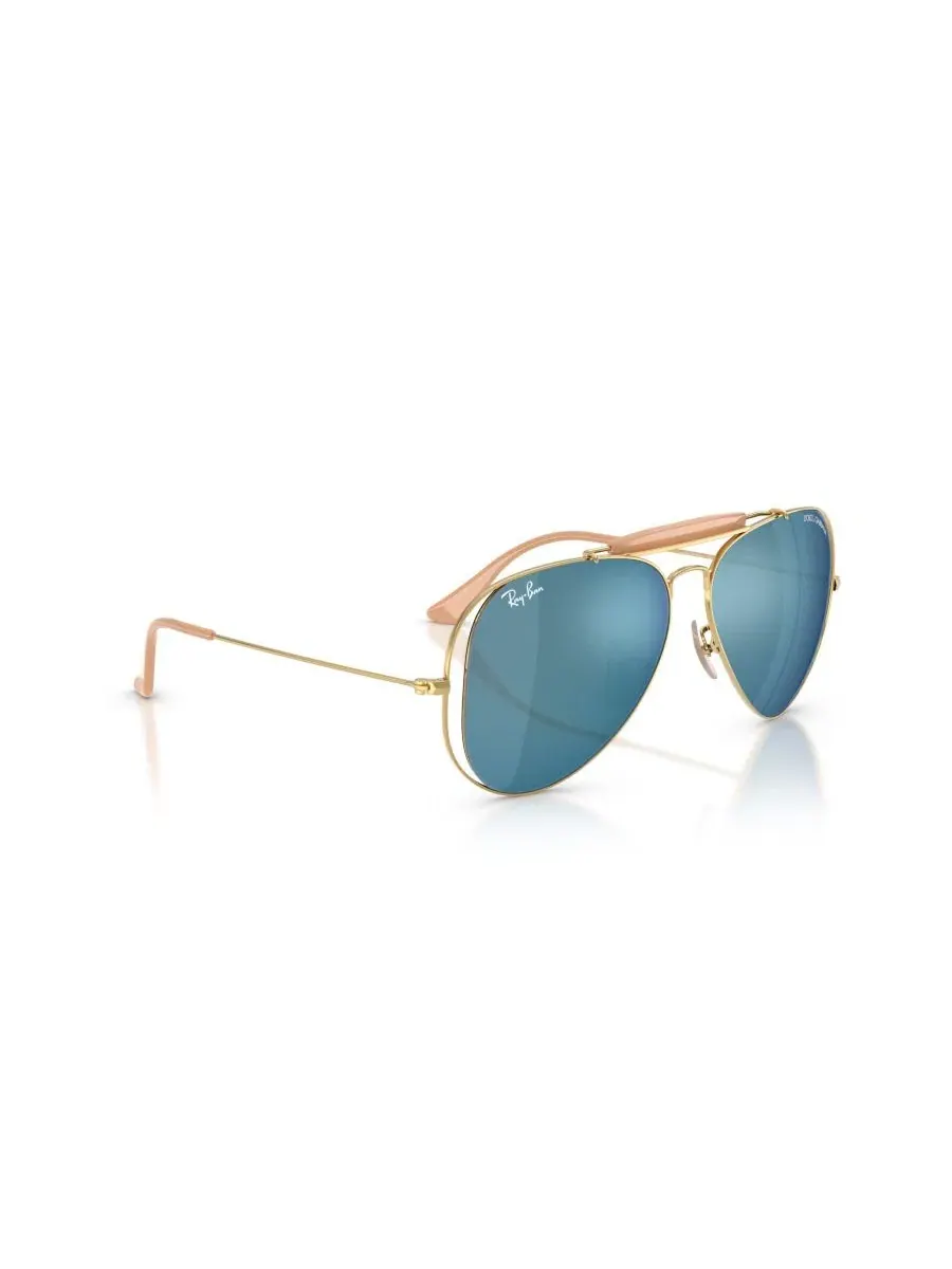 Солнцезащитные очки-авиатор Ray-Ban RB3029M — изображение 4 из 5, золотистый