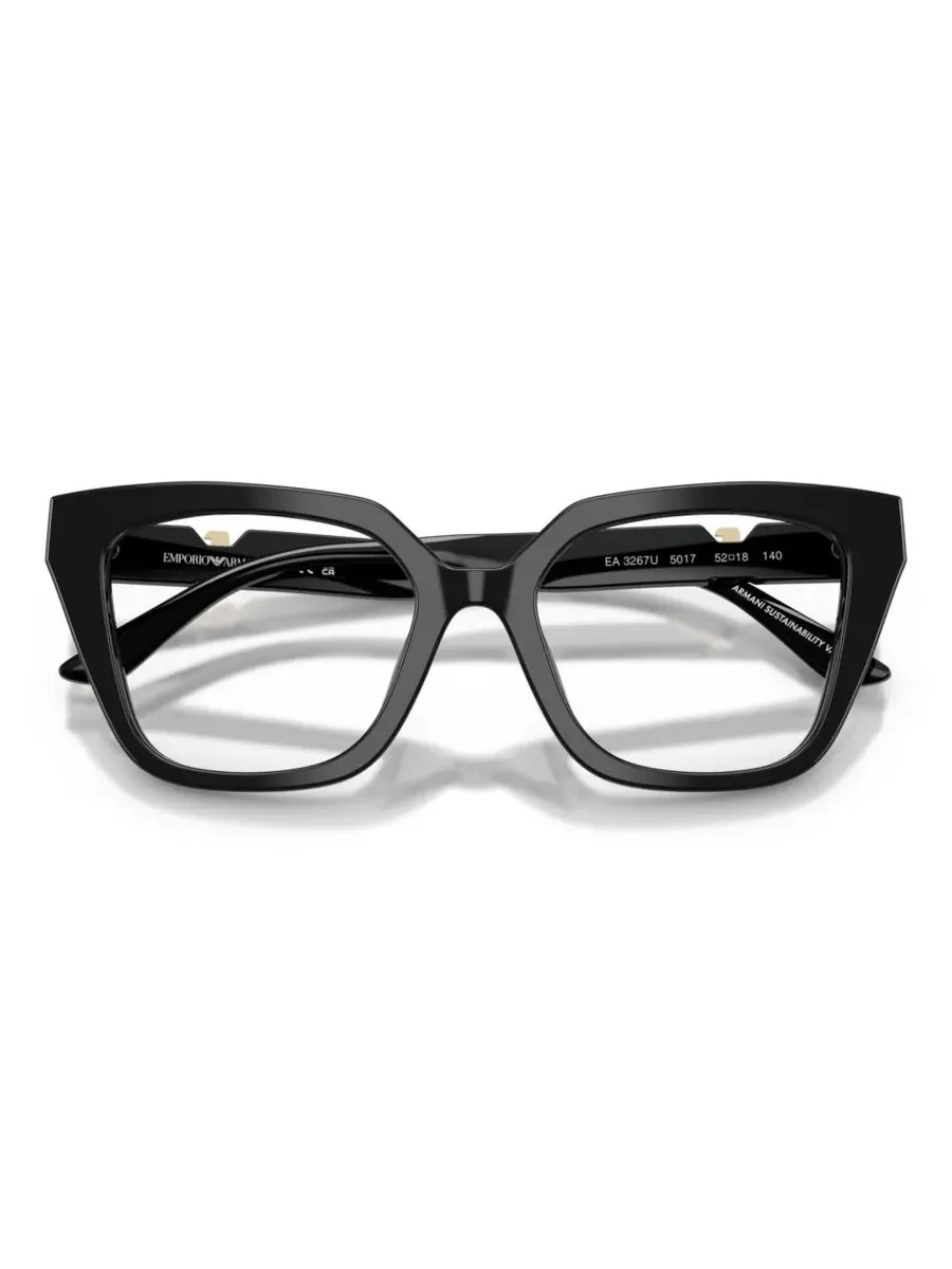 Женские очки «кошачий глаз», EA3267U Emporio Armani — изображение 5 из 5, черный