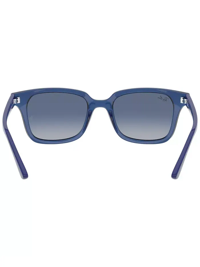 Детские солнцезащитные очки, RB9071S (возраст 07-10 лет) Ray-Ban Jr — изображение 2 из 10, прозрачный синий