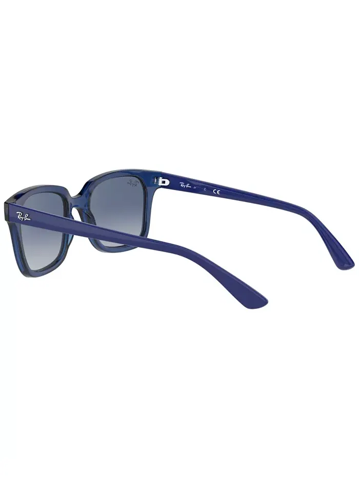 Детские солнцезащитные очки, RB9071S (возраст 07-10 лет) Ray-Ban Jr — изображение 5 из 10, прозрачный синий