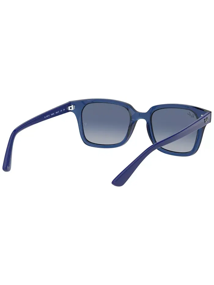 Детские солнцезащитные очки, RB9071S (возраст 07-10 лет) Ray-Ban Jr — изображение 6 из 10, прозрачный синий