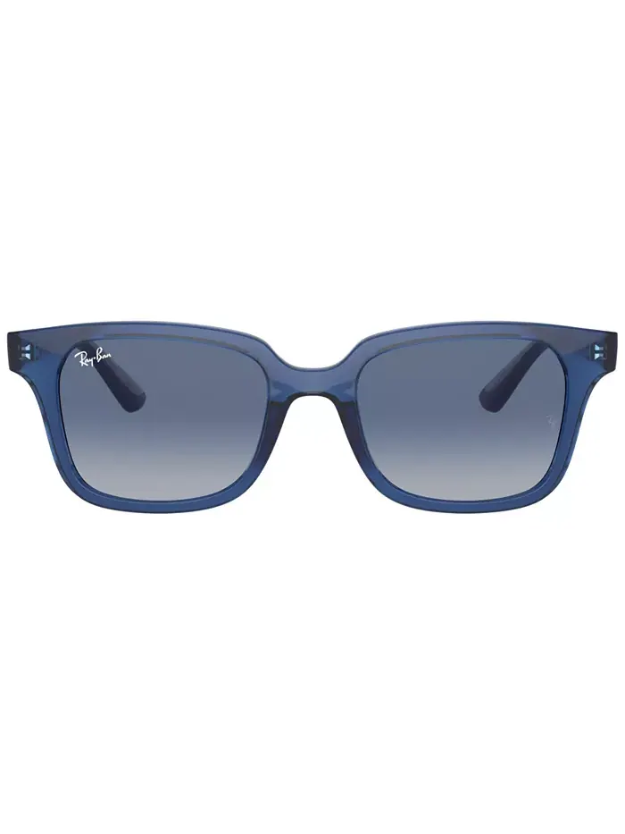 Детские солнцезащитные очки, RB9071S (возраст 07-10 лет) Ray-Ban Jr — изображение 7 из 10, прозрачный синий