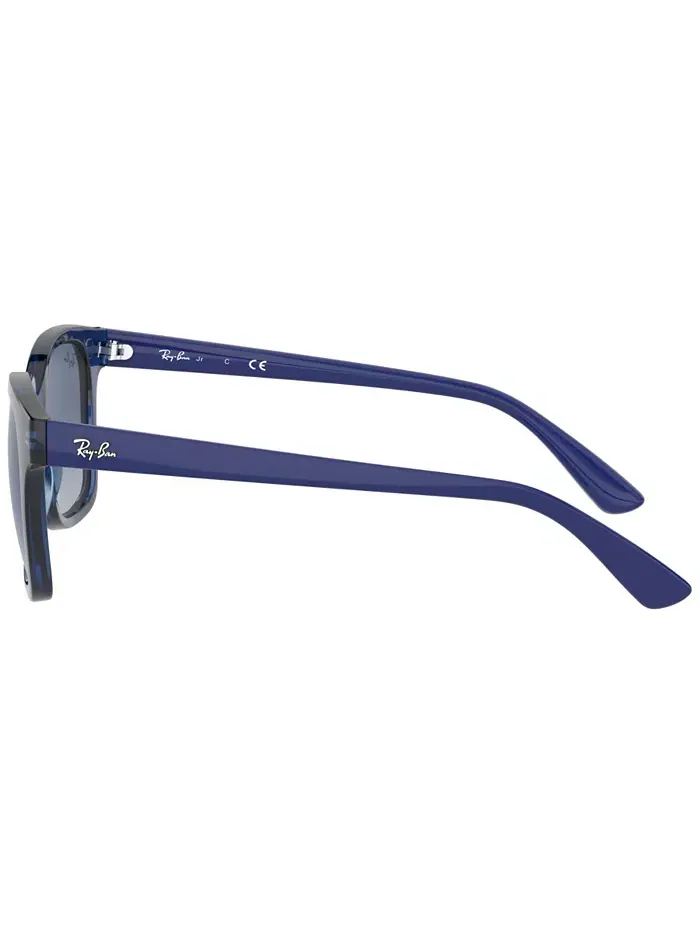 Детские солнцезащитные очки, RB9071S (возраст 07-10 лет) Ray-Ban Jr — изображение 8 из 10, прозрачный синий