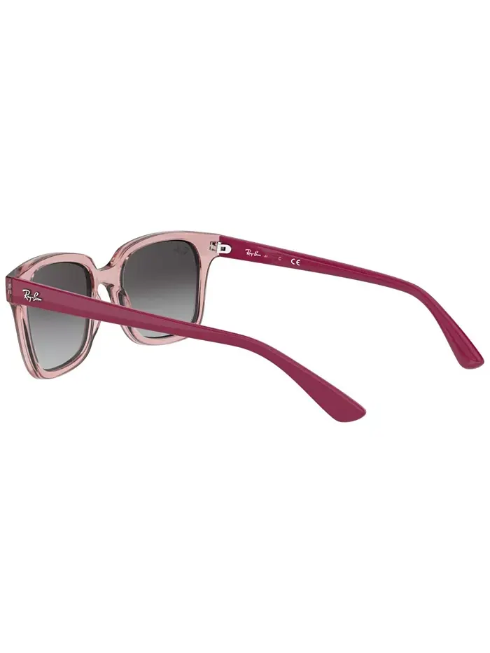 Детские солнцезащитные очки, RB9071S (возраст 07-10 лет) Ray-Ban Jr — изображение 3 из 10, прозрачный розовый