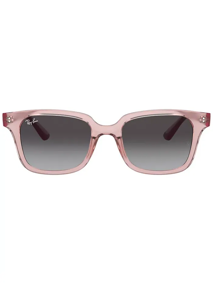 Детские солнцезащитные очки, RB9071S (возраст 07-10 лет) Ray-Ban Jr — изображение 4 из 10, прозрачный розовый