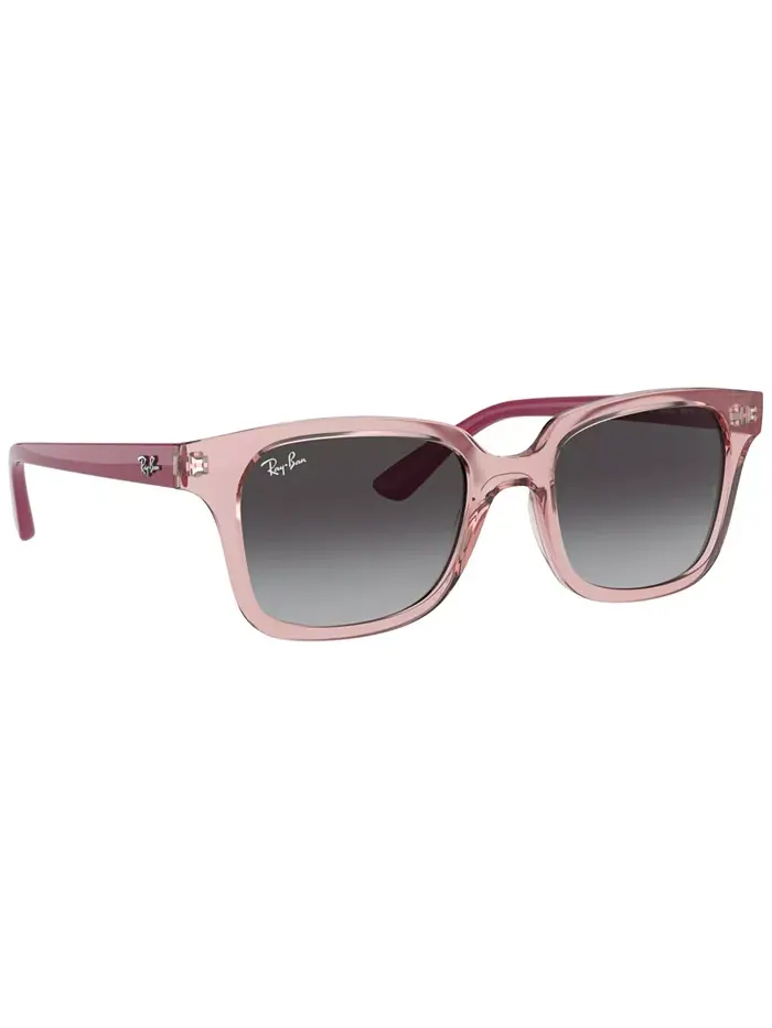 Детские солнцезащитные очки, RB9071S (возраст 07-10 лет) Ray-Ban Jr — изображение 6 из 10, прозрачный розовый