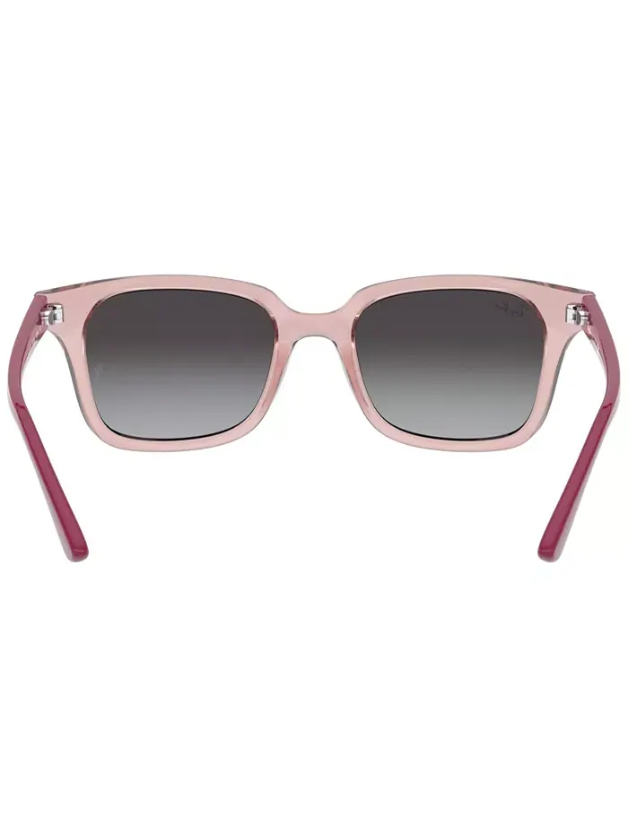 Детские солнцезащитные очки, RB9071S (возраст 07-10 лет) Ray-Ban Jr — изображение 7 из 10, прозрачный розовый