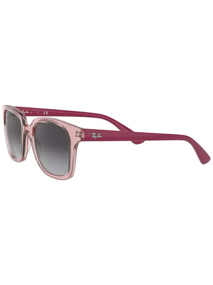 Детские солнцезащитные очки, RB9071S (возраст 07-10 лет) Ray-Ban Jr — изображение 8 из 10, прозрачный розовый