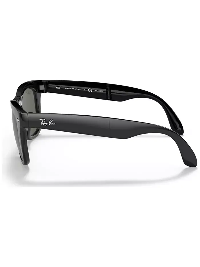 Поляризационные солнцезащитные очки, RB4105 FOLDING WAYFARER Ray-Ban — изображение 2 из 8, зеленый