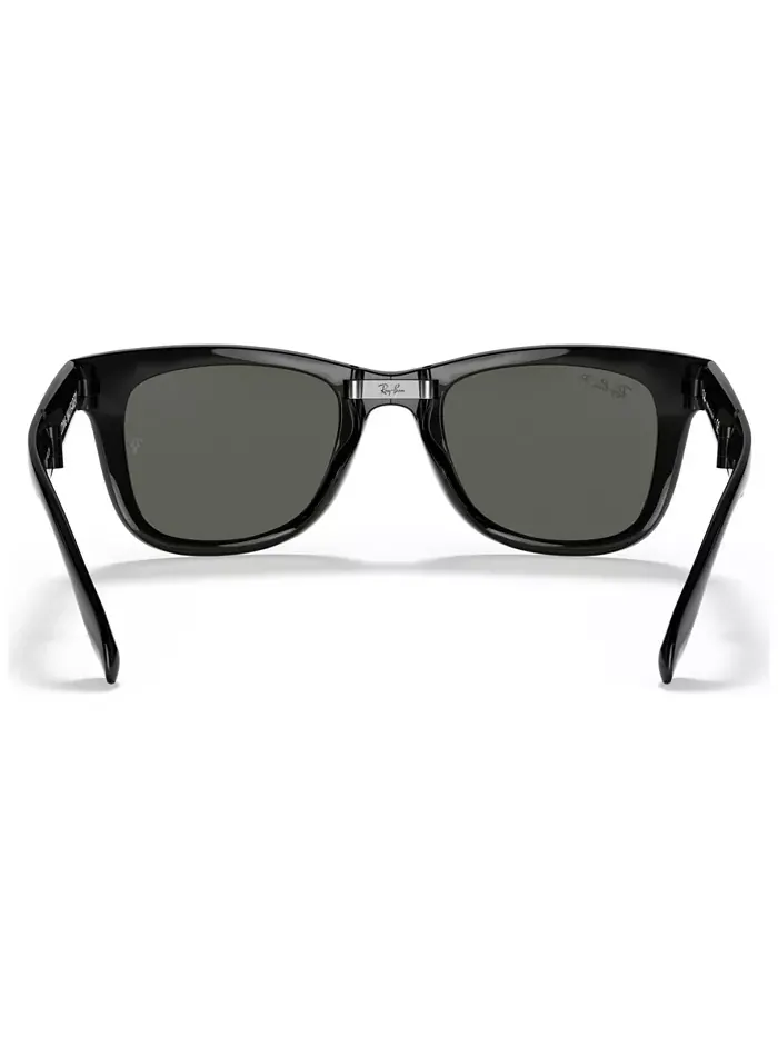 Поляризационные солнцезащитные очки, RB4105 FOLDING WAYFARER Ray-Ban — изображение 4 из 8, зеленый