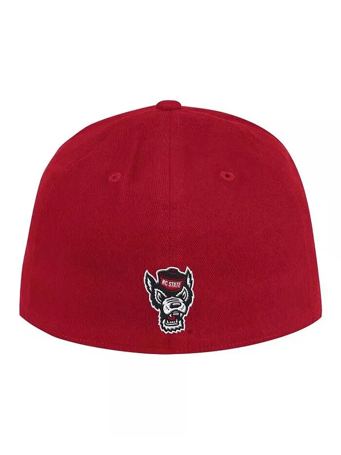 Мужская красная шляпа NC State Wolfpack Chant Flex Flex Adidas — изображение 2 из 2, красный