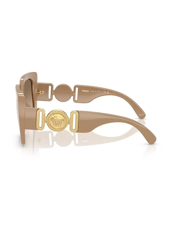 Женские солнцезащитные очки VE4478U Versace — изображение 2 из 6, бежевый