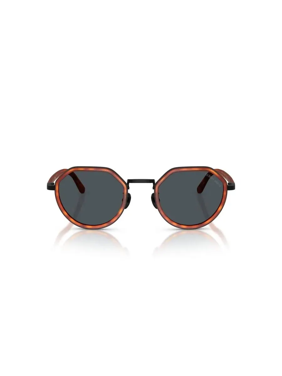 Мужские круглые солнцезащитные очки, AR6181 Giorgio Armani — изображение 2 из 6, коричневый