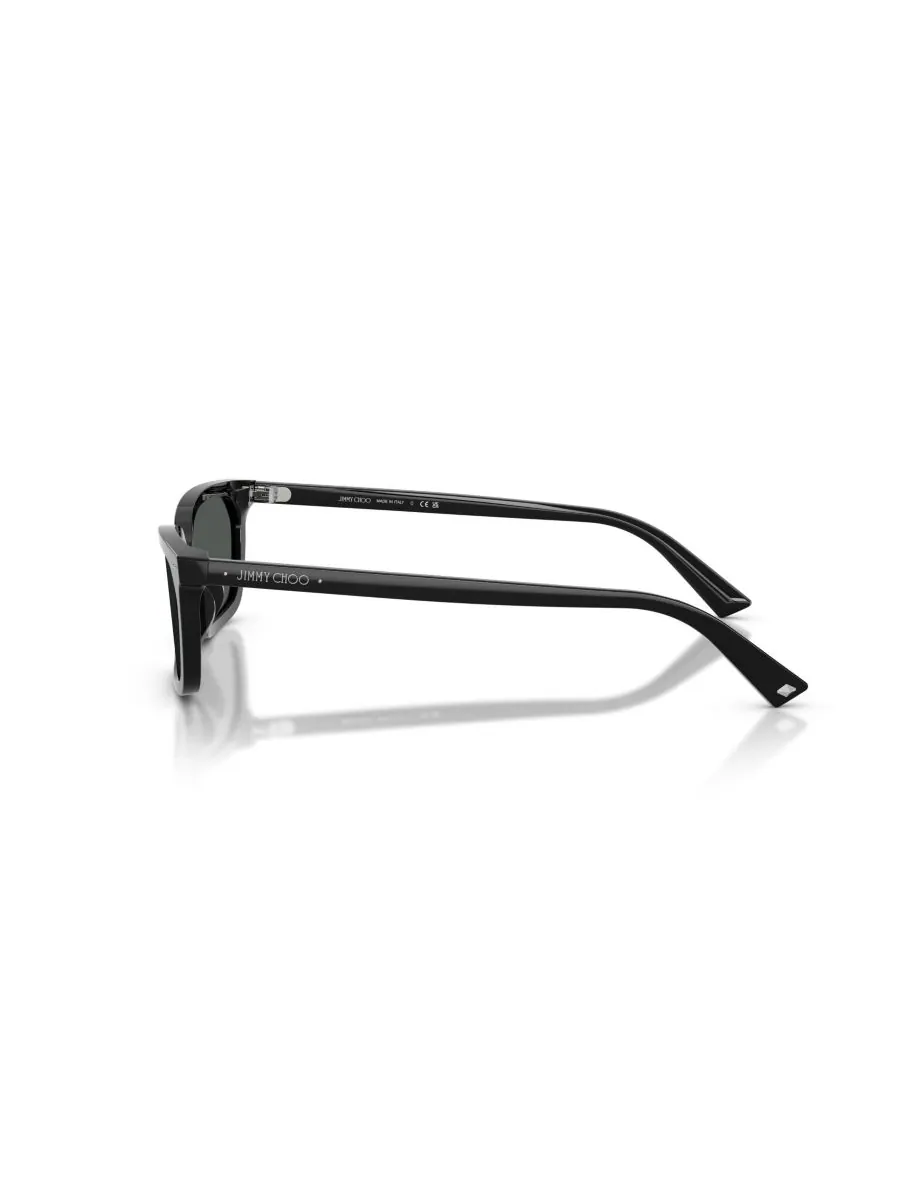 Женские прямоугольные солнцезащитные очки, JC5050U Jimmy Choo — изображение 3 из 5, черный