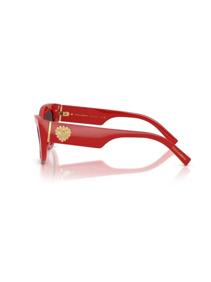 Солнцезащитные очки-кошачий глаз Dolce&Gabbana DG4536 — изображение 3 из 9, красный