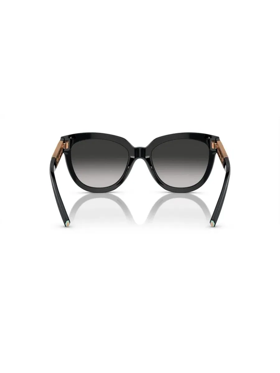 Солнцезащитные очки с оправой кошачий глаз Tiffany & Co. — изображение 4 из 9, черный