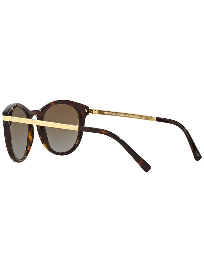 Поляризационные солнцезащитные очки, MK2023 ADRIANNA III Michael Kors — изображение 6 из 9, коричневый