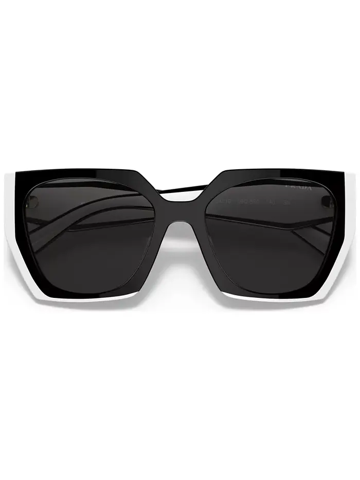 Женские солнцезащитные очки прямоугольной формы, PR 15WS PRADA — изображение 5 из 6, черный