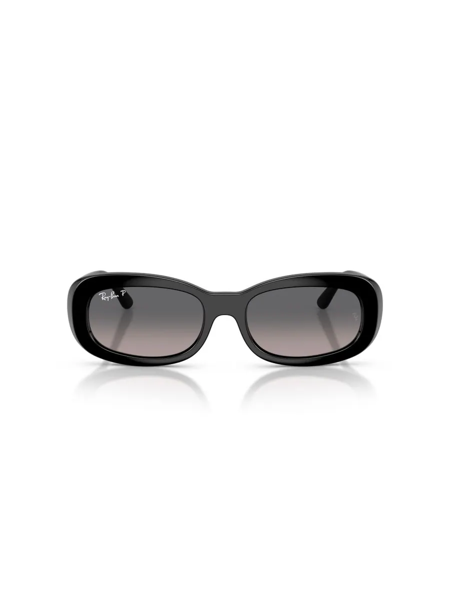 Женские поляризованные солнцезащитные очки, RB2221F Ray-Ban — изображение 2 из 6, черный