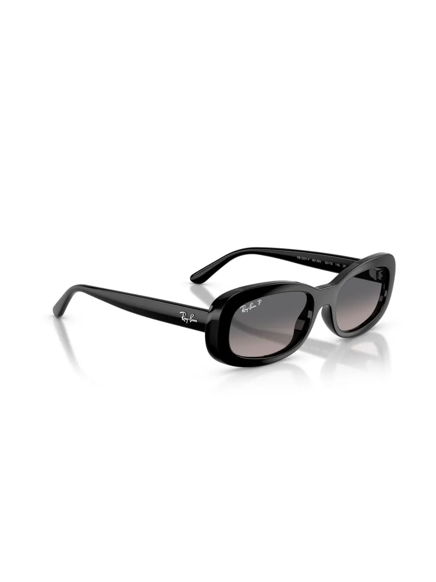 Женские поляризованные солнцезащитные очки, RB2221F Ray-Ban — изображение 6 из 6, черный