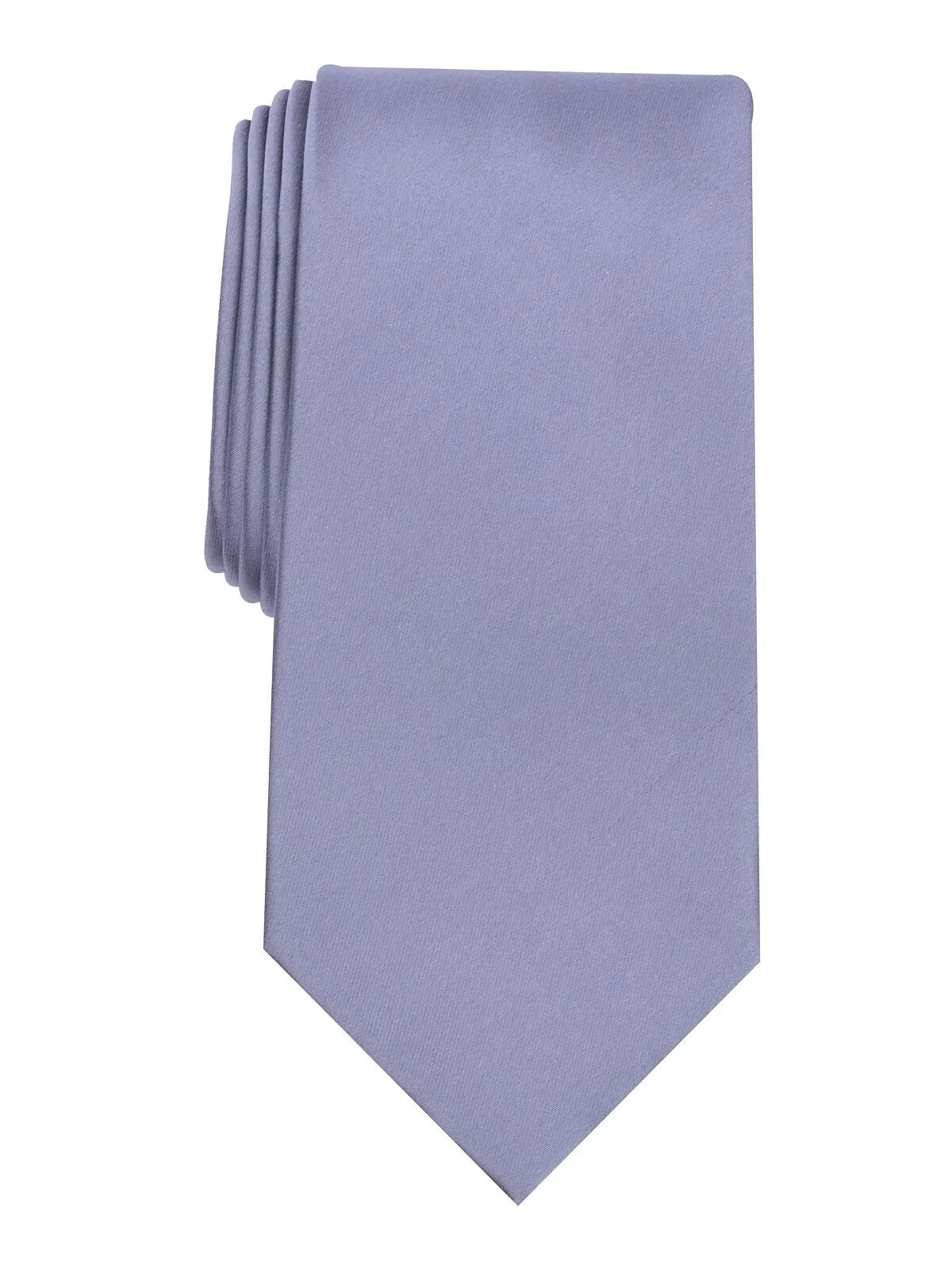 Мужской атласный однотонный галстук Perry Ellis — изображение 19 из 34, серебряный