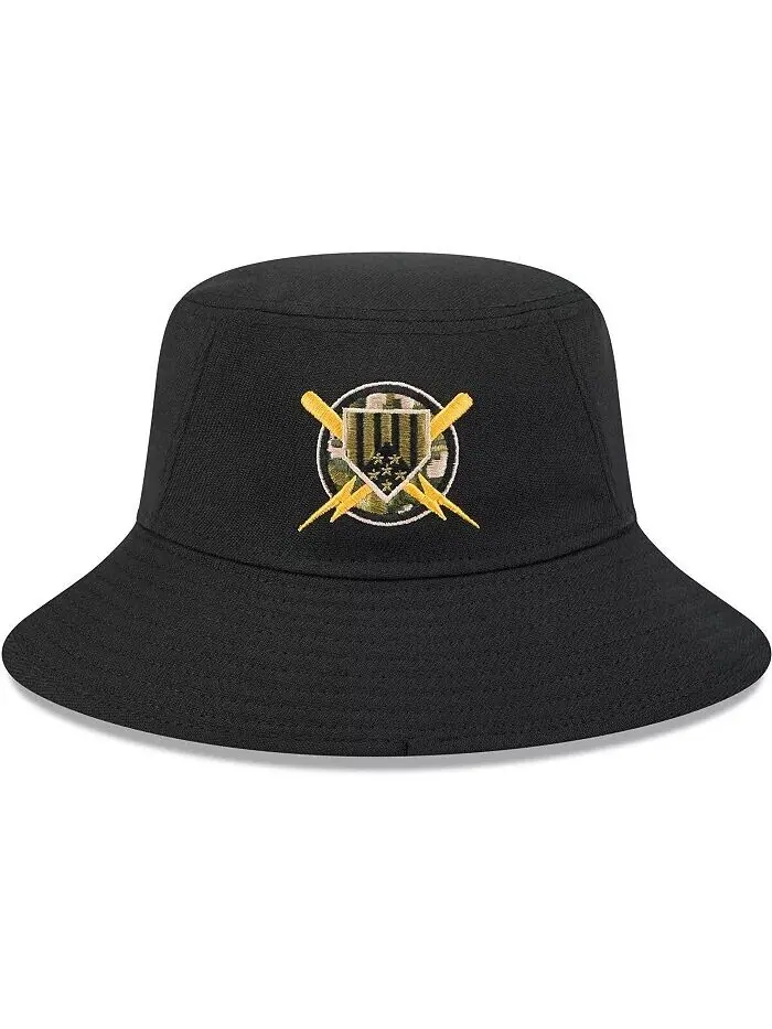 Мужская черная панама San Francisco Giants 2024 ко Дню вооруженных сил New Era — изображение 4 из 4, черный