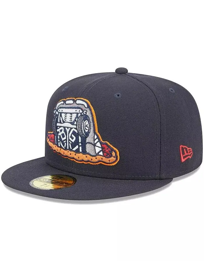 Мужская темно-синяя шляпа Bowling Green Hot Rods Theme Nights Bowling Green Sinkholes 59FIFTY