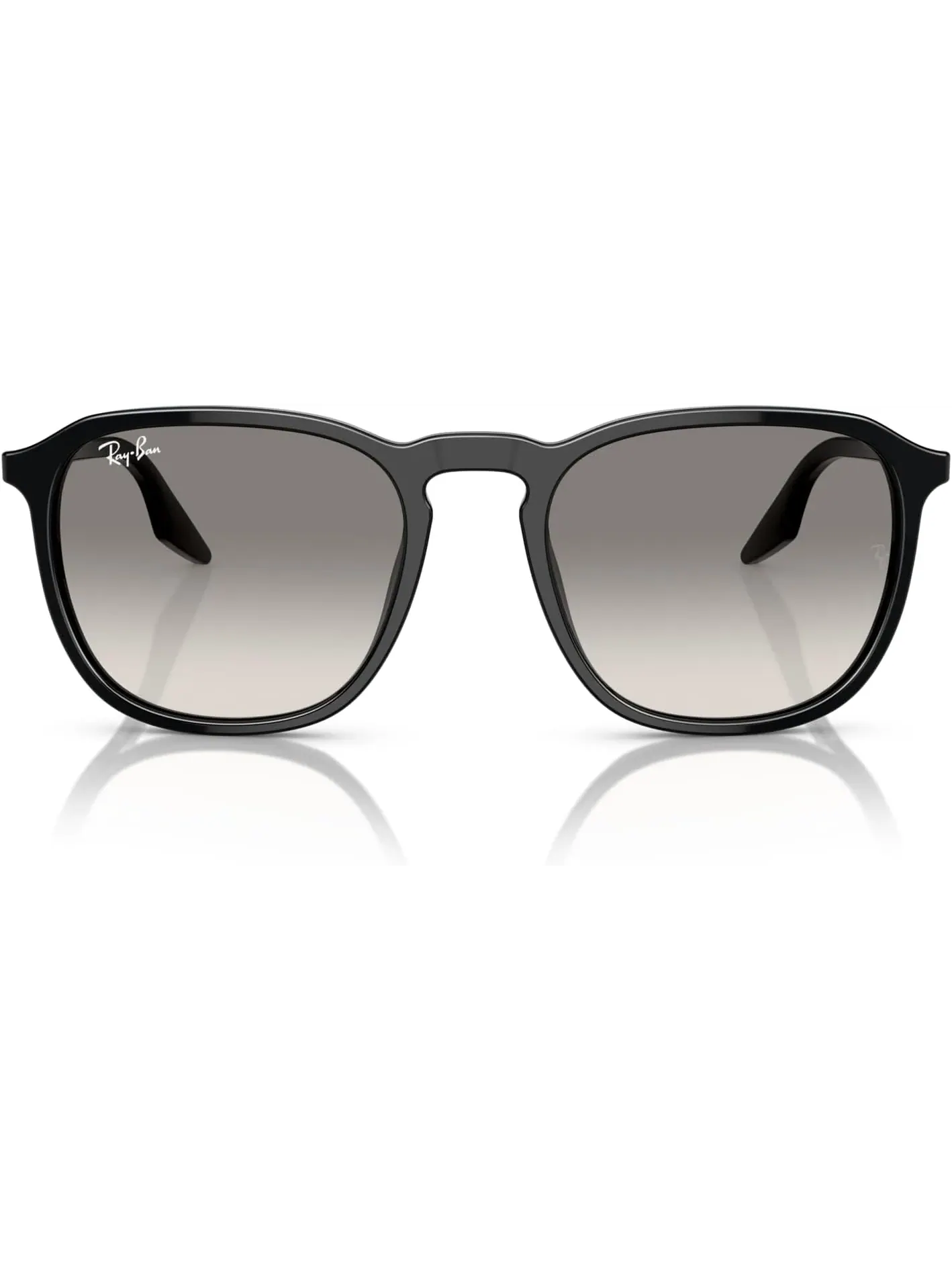 Солнцезащитные очки Ray-Ban RB2203 — изображение 2 из 5, черный/прозрачный серый