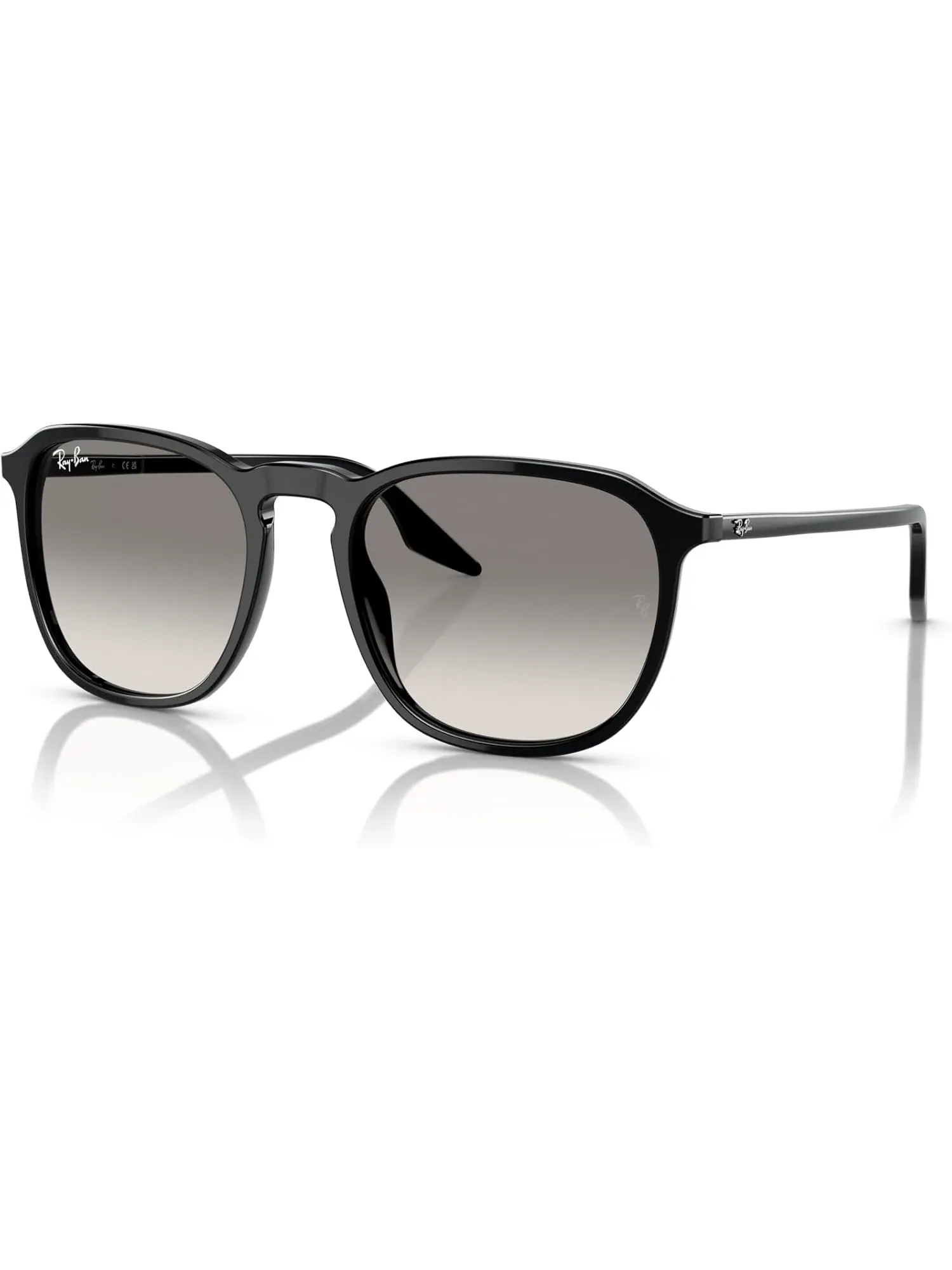 Солнцезащитные очки Ray-Ban RB2203 — изображение 5 из 5, черный/прозрачный серый