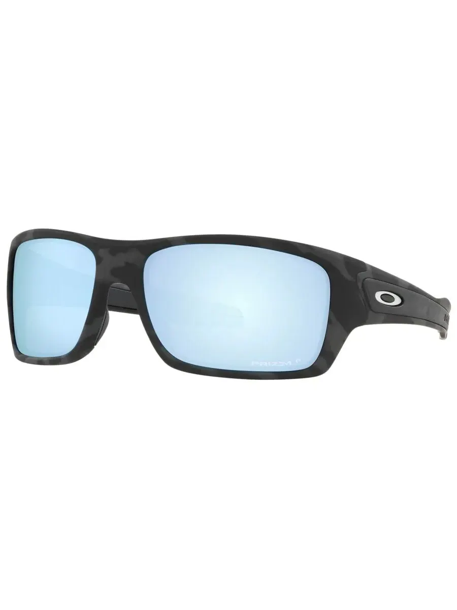 Мужские поляризованные солнцезащитные очки Turbine, OO9263 Oakley, matte черный camo, prism deep