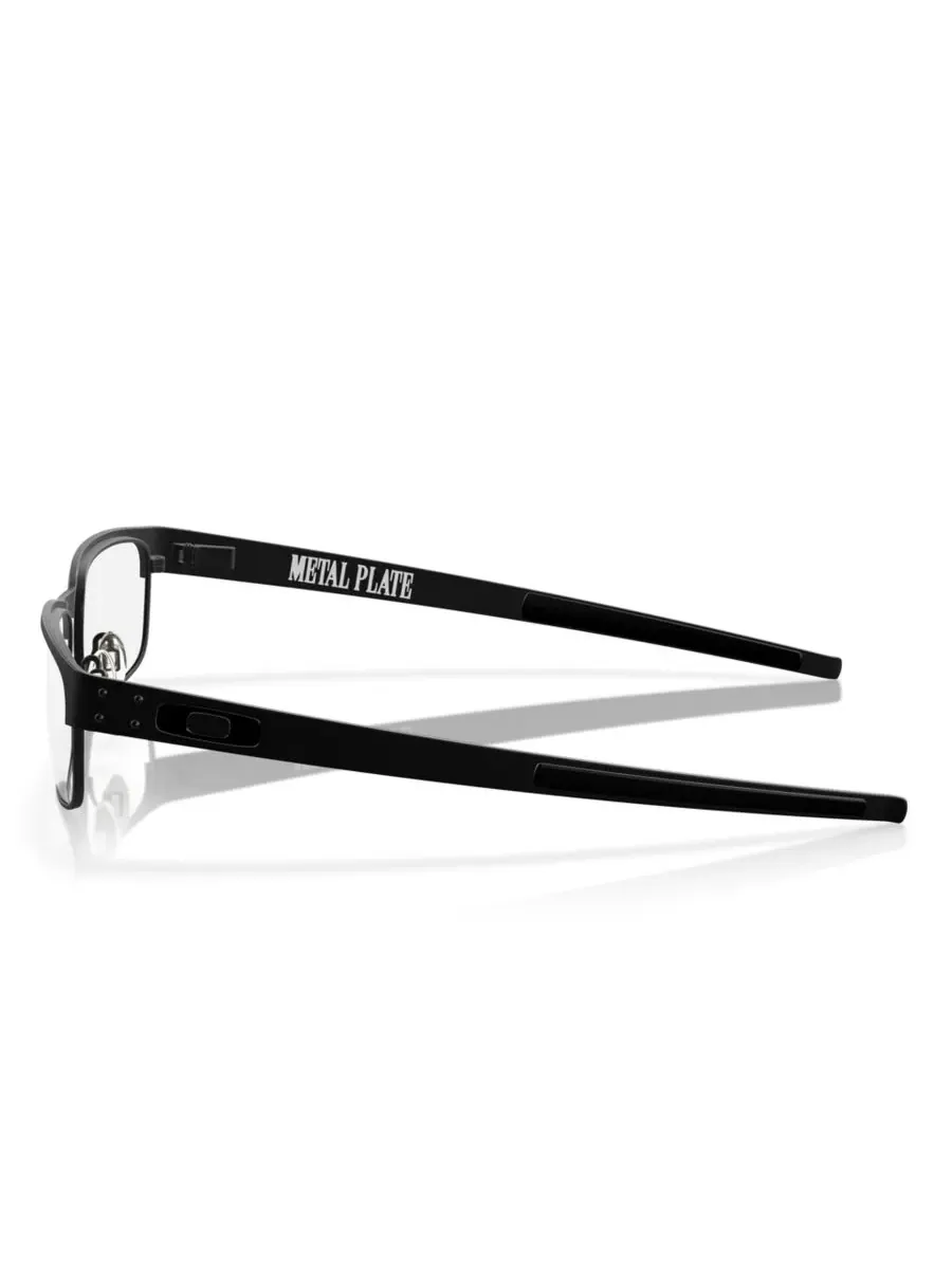 Мужские очки с квадратными металлическими пластинами, OX5038 Oakley — изображение 3 из 6, черный