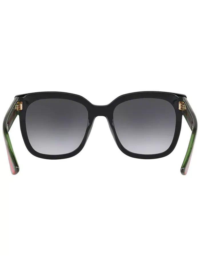 Женские солнцезащитные очки, GG0034SN Gucci — изображение 2 из 10, черный красный