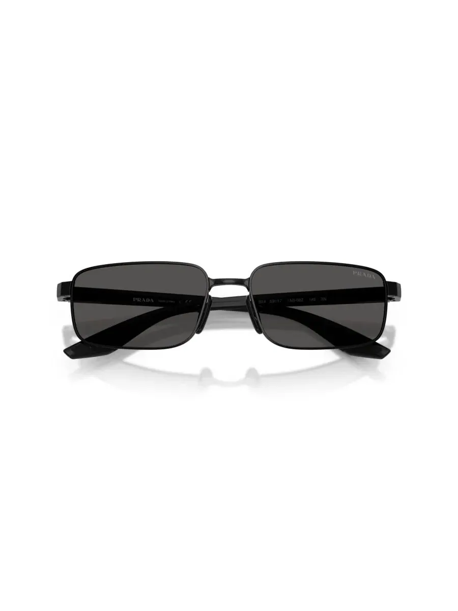 Мужские прямоугольные солнцезащитные очки, PS B54S PRADA LINEA ROSSA — изображение 5 из 6, черный