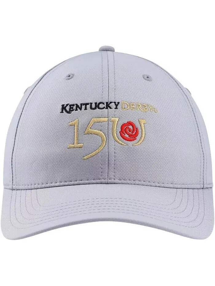 Мужская серая регулируемая шляпа Kentucky Derby 150 Frio Ahead — изображение 4 из 4, серый