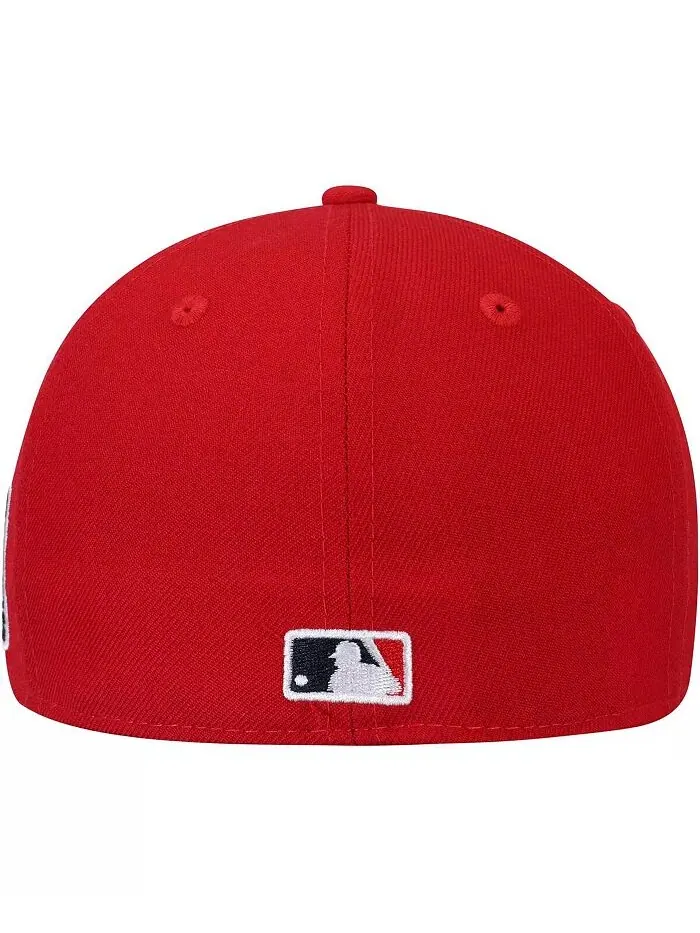 Мужская красная шерстяная шапка St. Louis Cardinals 2006 World Series 59FIFTY Fitted Hat New Era — изображение 4 из 4