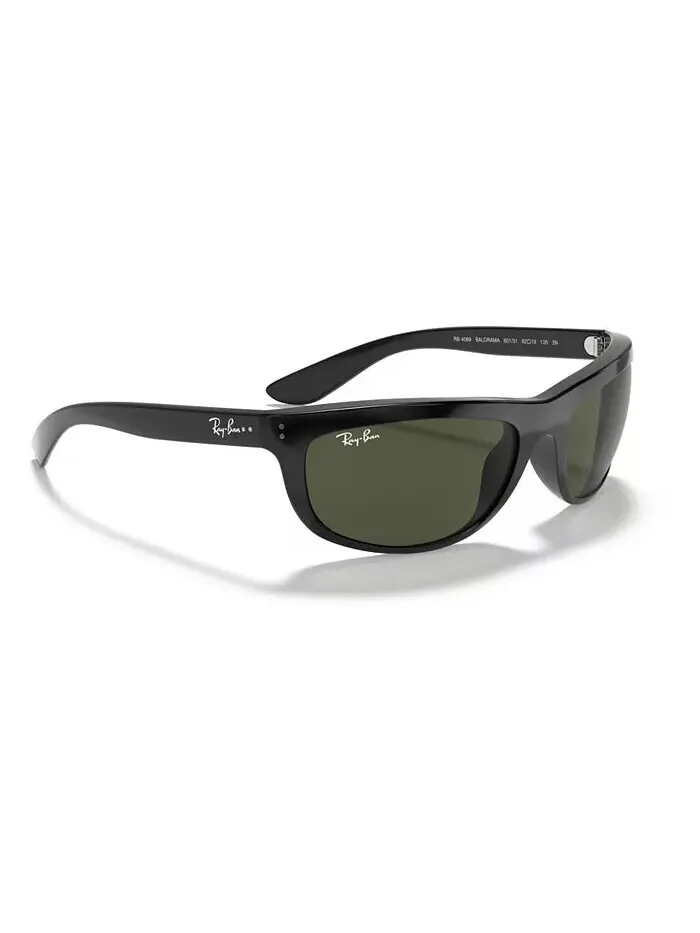 Солнцезащитные очки BALORAMA Ray-Ban — изображение 3 из 6, черный/зеленый
