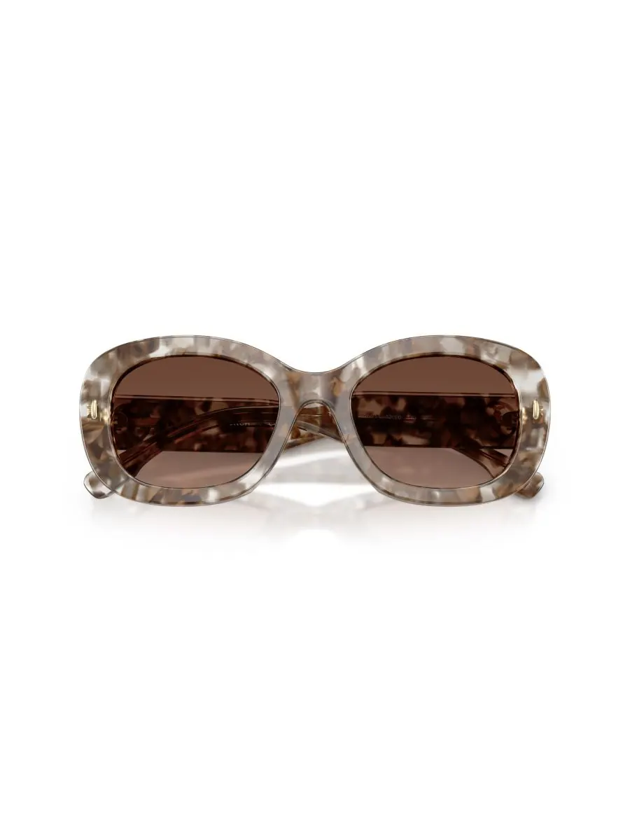 Женские поляризованные солнцезащитные очки, TY7226U Tory Burch — изображение 5 из 6, прозрачный коричневый