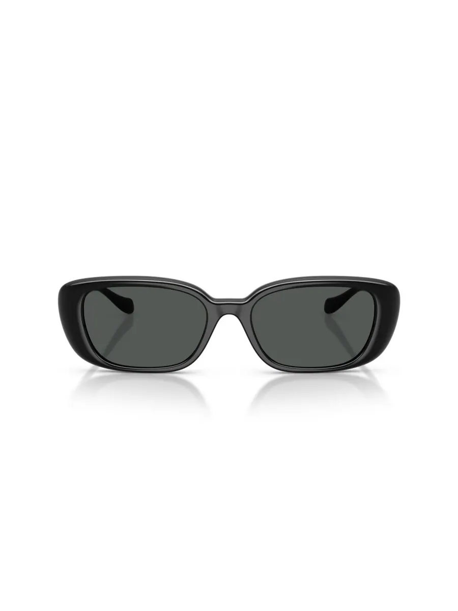 Женские прямоугольные солнцезащитные очки, VE4504D Versace — изображение 2 из 5, черный