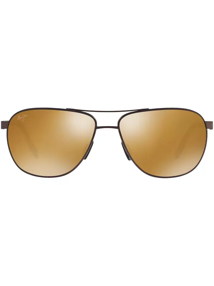 Поляризационные солнцезащитные очки, 728 Castles Maui Jim — изображение 2 из 3, коричневый