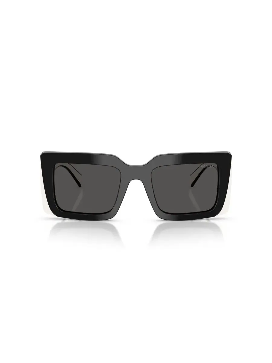 Солнцезащитные очки прямоугольные PR D01S, Prada — изображение 4 из 6, черный
