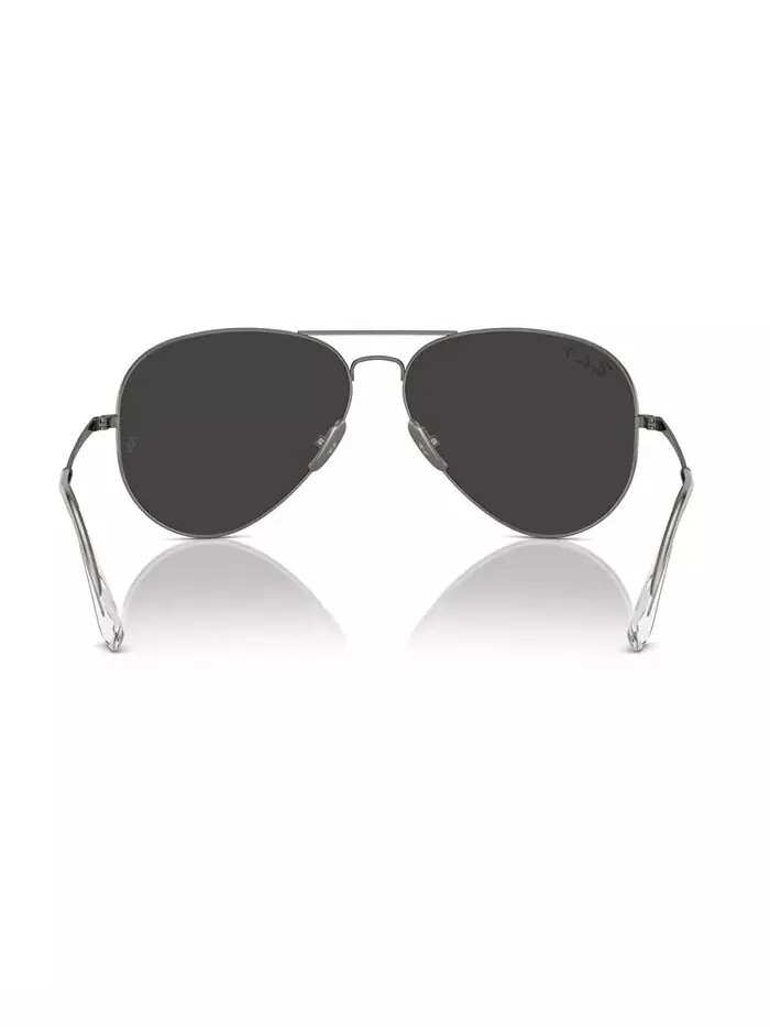 Поляризованные солнцезащитные очки унисекс, Aviator Titanium Rb8089 Ray-Ban — изображение 4 из 6, серый
