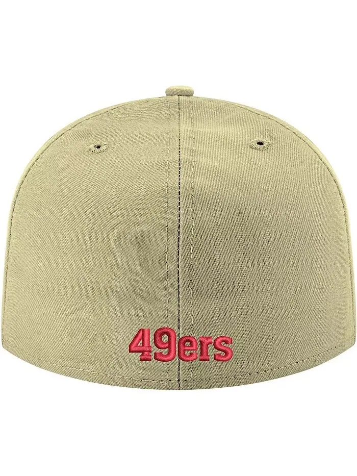 Мужская золотая бейсболка San Francisco 49ers Omaha Throwback 59FIFTY Fitted New Era — изображение 5 из 5