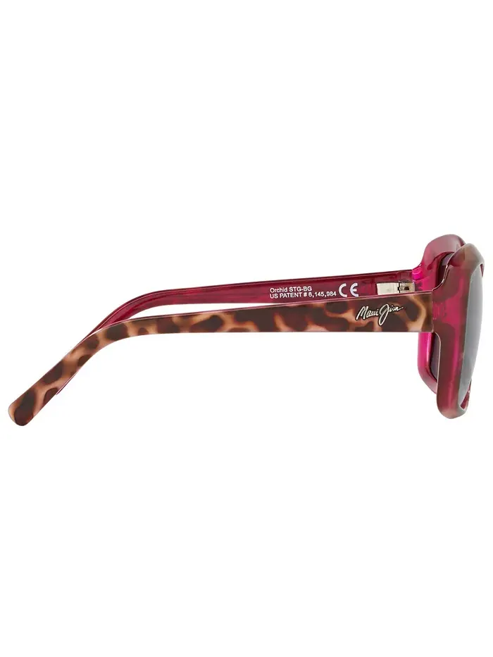 Женские поляризационные солнцезащитные очки Orchid Maui Jim — изображение 11 из 13, синий