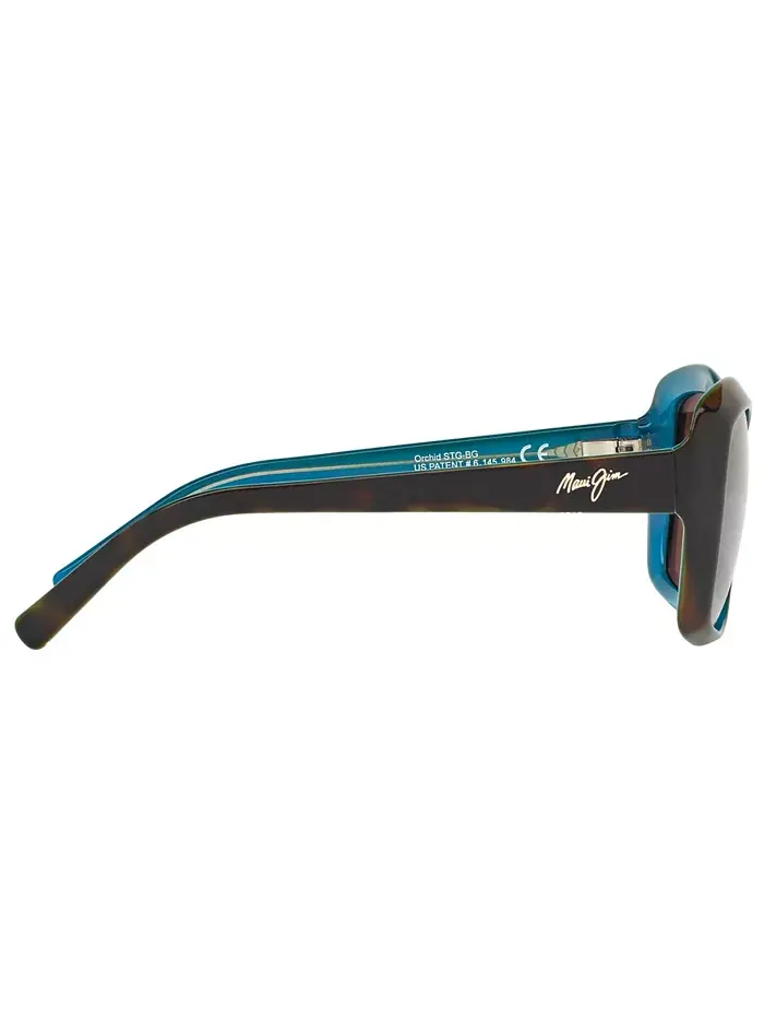 Женские поляризационные солнцезащитные очки Orchid Maui Jim — изображение 6 из 13, синий