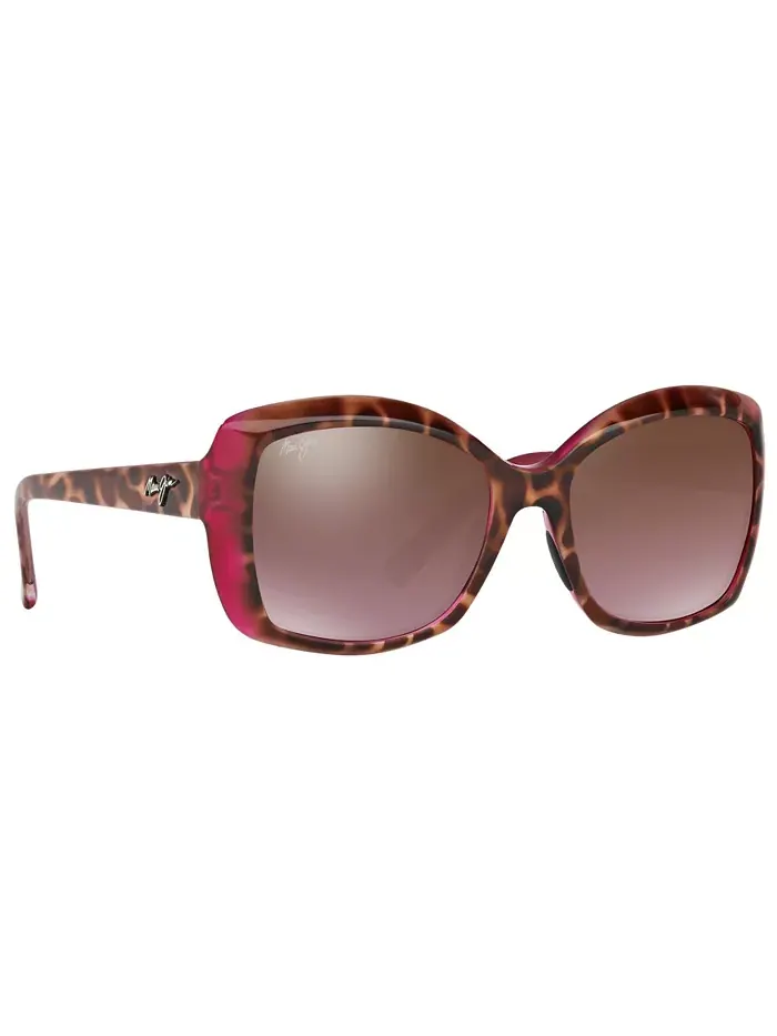 Женские поляризационные солнцезащитные очки Orchid Maui Jim — изображение 3 из 6, белый/розовый