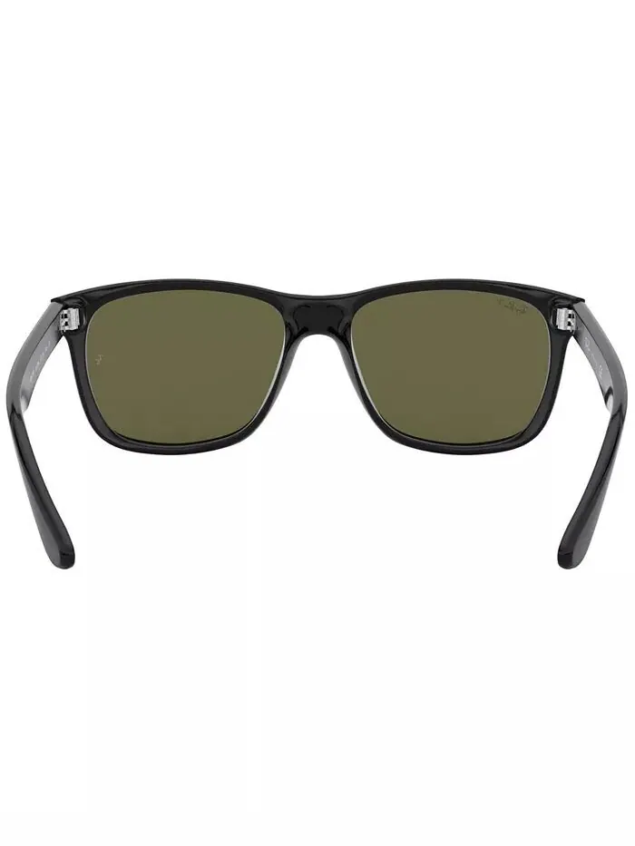 Поляризованные солнцезащитные очки Ray-Ban — изображение 5 из 7, черный/зеленый